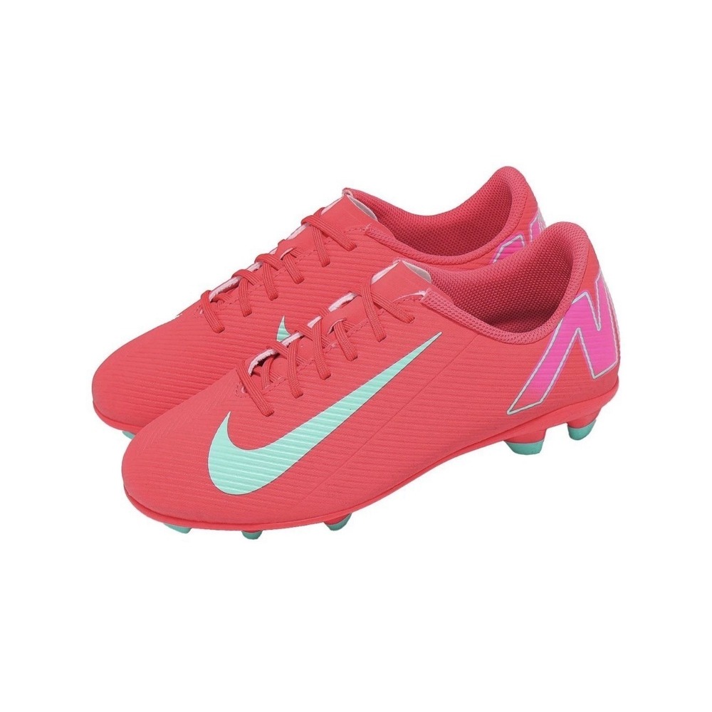 NEW Nike JR Vapor 16 Club FG/MG Ember Glow Kids Youth Soccer FQ8286-800 2 Y